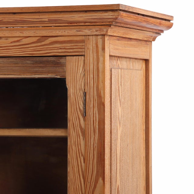 Pair of French Two-Part Pitch Pine Cabinets, C. 1880 For Sale - Image 4 of 9