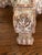 Pair of Monumental Distressed Carved Wood Pricket Floor Candlesticks, 36.5 Inches Tall For Sale In Chicago - Image 6 of 12