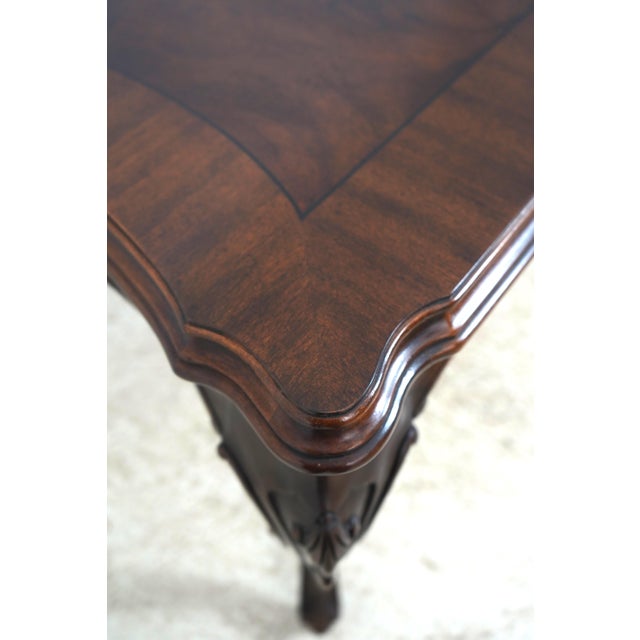 Karges Furniture Karges Louis XV Walnut Carved Dining Table For Sale - Image 4 of 18