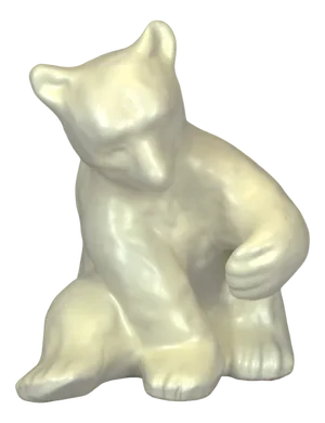 Polar Bear Figureine by Vicke Lindstrand for Upsala Ekeby, 1940s