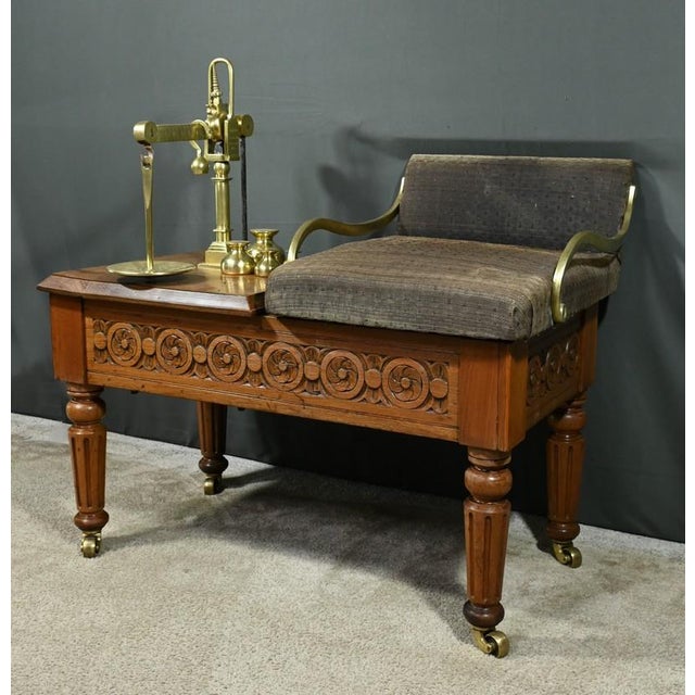 Victorian Walnut Jockey Scale, 1860 For Sale - Image 3 of 18