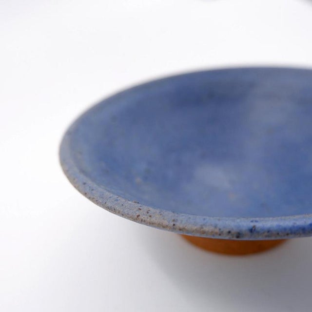 Cobalt Blue Fond Datelier Ceramics from N.Lebrun, Belgium, 1970s, Set of 5 For Sale - Image 3 of 14
