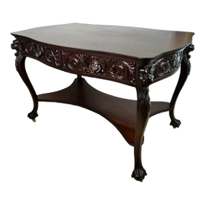 Antique C 1900 Rj Horner Style Dragon Desk