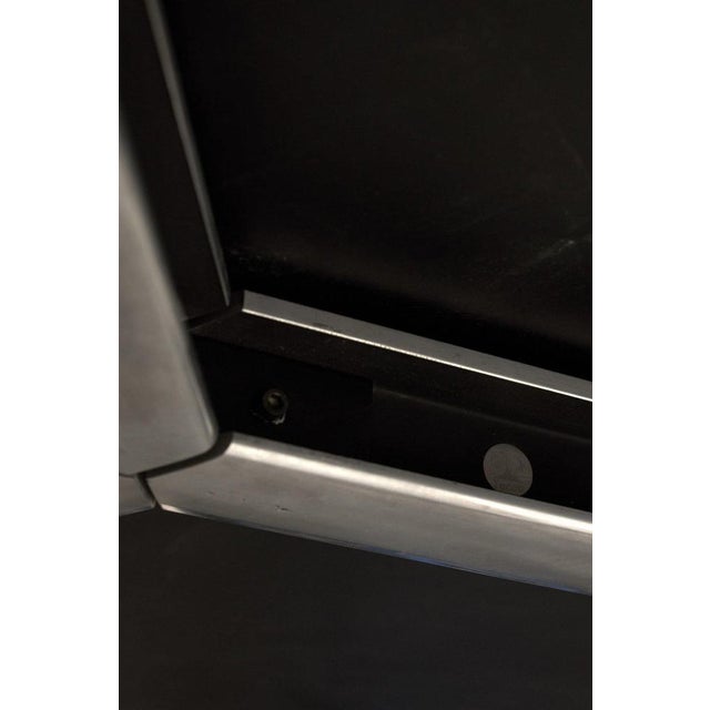 Black Round Tecno Table, 1970 For Sale - Image 3 of 9