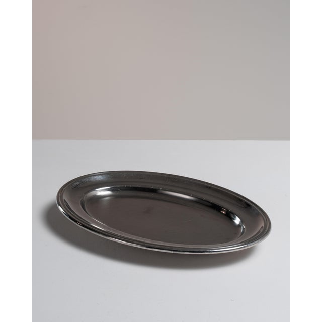 Early 20th Century France Gray Silver Tray For Sale - Image 12 of 15