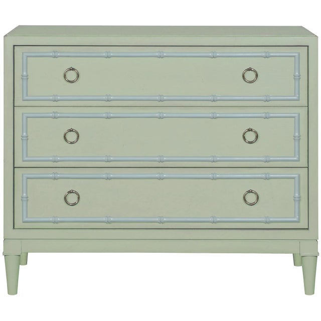 Casa Cosima Living Casa Cosima Emma Nightstand, Salisbury Green and Iceberg For Sale - Image 4 of 4