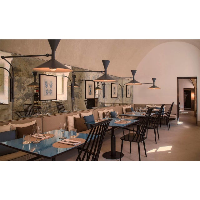 Small Le Corbusier 'Lampe De Marseille Mini' Wall Lamp for Nemo in Black For Sale - Image 11 of 13