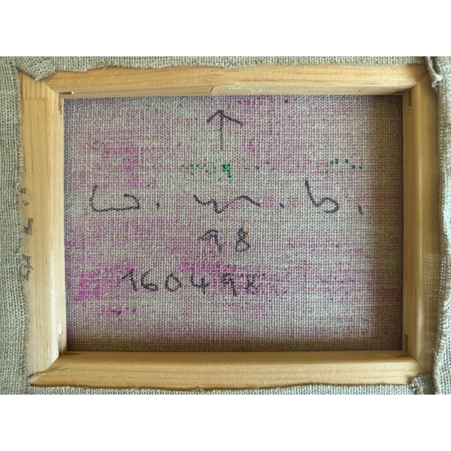 Willy Müller-Brittinau (1938-2008), Modern Abstract Acrylic, Painted on Stretched Canvas, Signed on Verso, Dated For Sale - Image 4 of 5