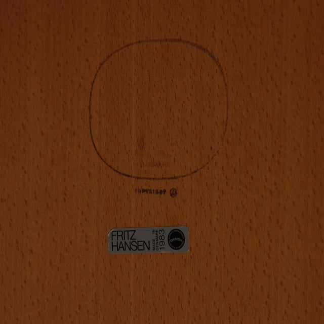 Beech Dining Table by Piet Hein, 1980s For Sale - Image 10 of 11