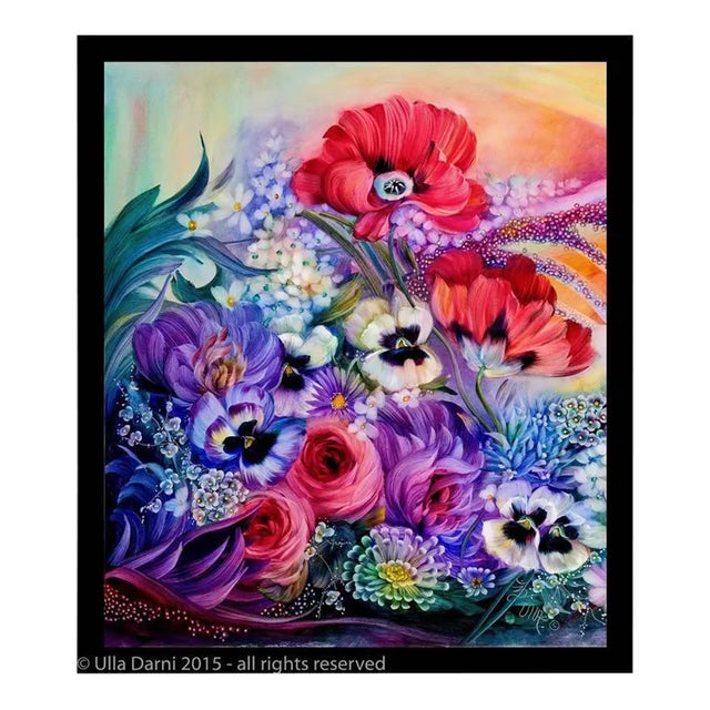 Original Ulla Darni Sign Print on Aluminium "Seeds of Change" For Sale