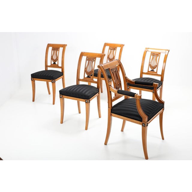 Classicist Style Dining Chairs, 1890s, Set of 12 For Sale - Image 16 of 18