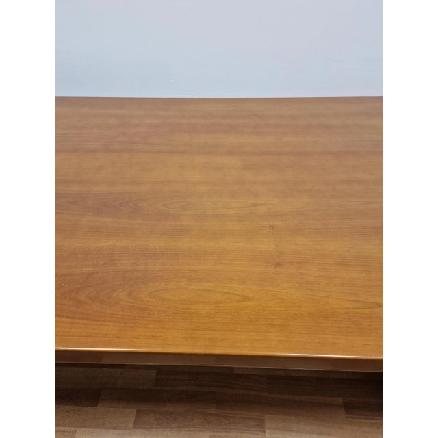 Large Mid 20th Century Italian Oak Desk, 1980s For Sale - Image 9 of 12