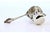 Silver Tea Strainer with Wavy Cup-Shaped Reservoir and Shell-Shaped Reliefs Handle For Sale - Image 4 of 8