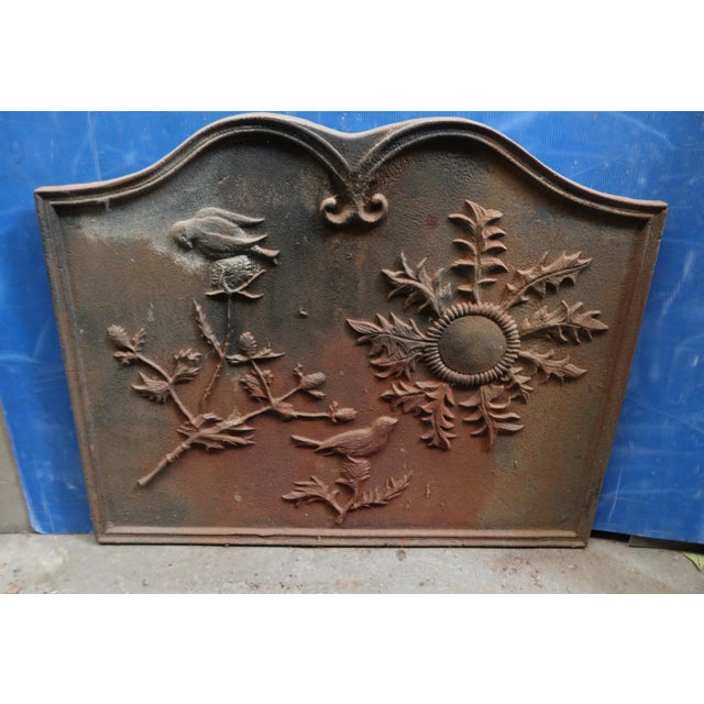 Metal 19th Century Fireplace Plaque For Sale - Image 7 of 7