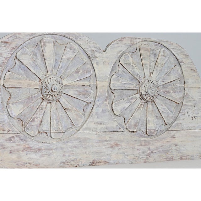 Swedish Gustavian 18th Century Painted Pine Settee with Storage For Sale - Image 13 of 15