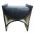 Italian Post Modern Leather Bench For Sale