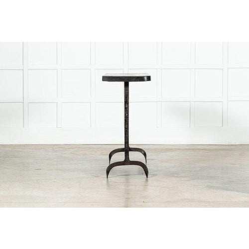 English Wrought Iron Pine Console Table, 1900s For Sale - Image 18 of 18