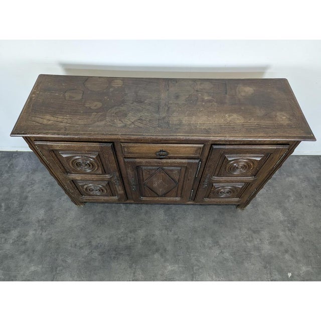 Oak Sideboard in the style of Dudouyt For Sale - Image 4 of 10