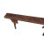 Antique Handmade Mortise and Tenon Primitive Bucket or Shoe Bench, Farmhouse, Cabin, Lodge, Ranch, Rustic For Sale - Image 4 of 8