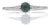 Alexandrite Ring With Earth-Mined Diamond Accents: Solid 14k Gold, Round 4.2mm, Size 6.75 For Sale