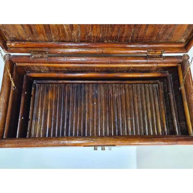 Mid-Century Bamboo Chest, 1960s For Sale - Image 12 of 13