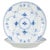 1960s Porcelain Plates with Blue Fluted Half Lace Pattern from Royal Copenhagen, 1960s, Set of 2 For Sale - Image 5 of 5