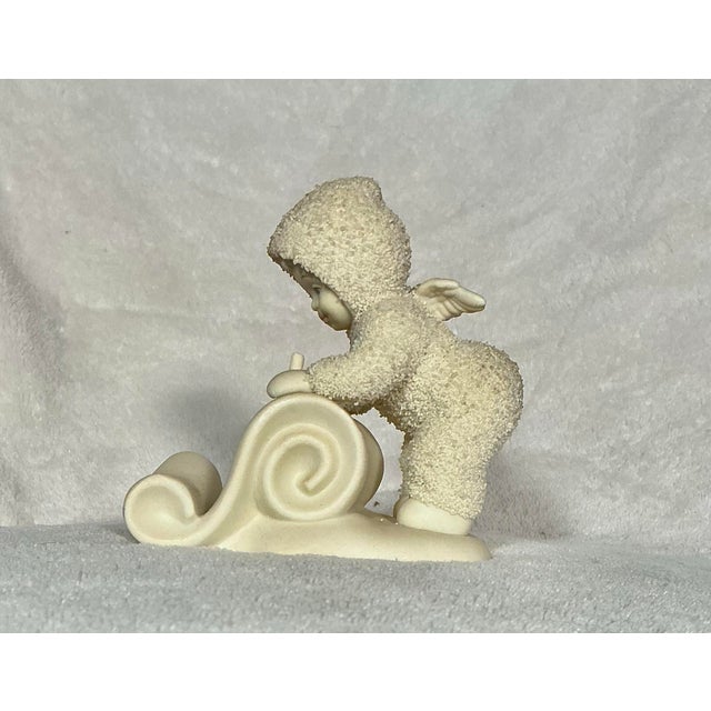 Figurative Department 56 Snowbabies “To My Friend” Figurine 1998-2001, With Original Box & Packing For Sale - Image 3 of 12