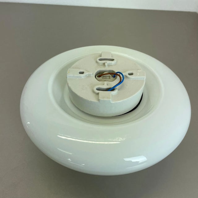 Glass Wv339 Ceiling Light by Wilhelm Wagenfeld for Lindner, Germany, 1960s For Sale - Image 11 of 17