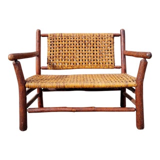 Vintage Old Hickory Bench For Sale