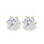1.0 Carat Diamond Solitaire Stud Earrings 6 Prongs Screw Back 14 Kt Yellow Gold For Sale In New York - Image 6 of 18
