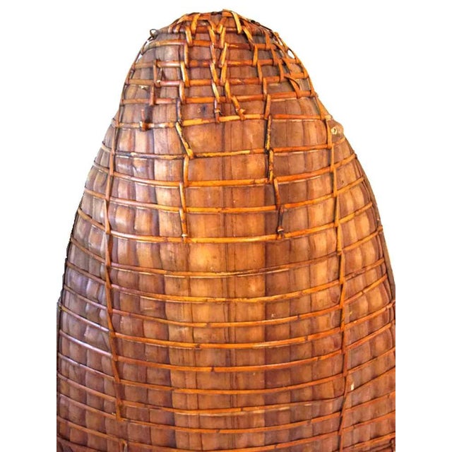 Rustic Handwoven Vintage Winnowing Basket Chairish