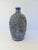 Blue Modern Textured Pottery Vase For Sale - Image 10 of 10