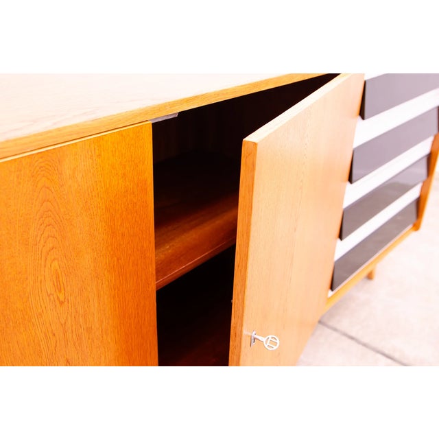 Mid-Century U-460 Sideboard by Jiri Jiroutek for Interior Praha, Czechoslovakia, 1960s For Sale - Image 9 of 18
