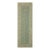 Chris Loves Julia x LoloiFrancis Green / Natural 2'-6" x 9'-9" Runner Rug For Sale