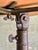 Antique Industrial Drafting Table on Swivel Cast Iron Pedestal Base W/Restored Top For Sale - Image 9 of 12