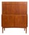 Danish Mid-Century Modern Teak Bar Hutch | Vintage Scandinavian Cocktail Cabinet For Sale