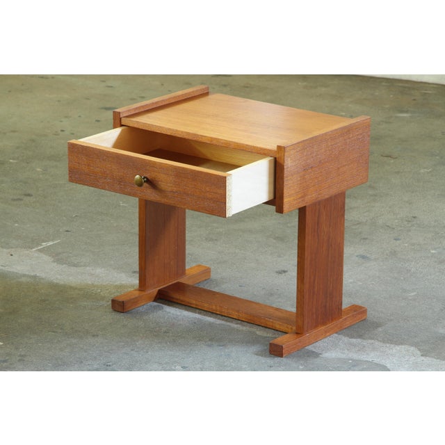 Small Teak Bedside Table, 1960s For Sale - Image 15 of 18