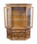 Late 20th Century Bernhardt Furniture Solid Walnut French Provincial 61" Lighted Display China Cabinet 636-100 / 636-606 For Sale - Image 5 of 15