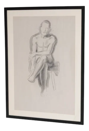 Male Life Drawing, 1960, Paper