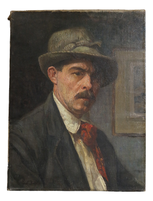 Self-Portrait, 19th Century, Oil Painting on Canvas
