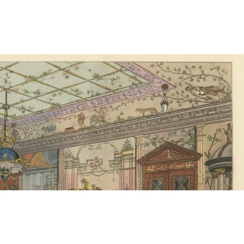 Henry-René dAllemagne, Renaissance Splendour: The Grand Dining Room, 1900s, Print For Sale - Image 10 of 11