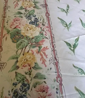 12.5 Yards of Cotton Chintz Fabric From “Convallaria” From From Charles Hammond.