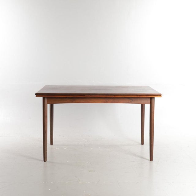 Wood Vintage Danish Rectangular Rosewood Dining Table from Dansk Møbeldesign, 1960s For Sale - Image 7 of 7