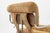 Brown Guido Faleschini for I4 Mariani Set of 4 Vintage Tan Suede Fabric Tucroma Chairs For Sale - Image 8 of 13