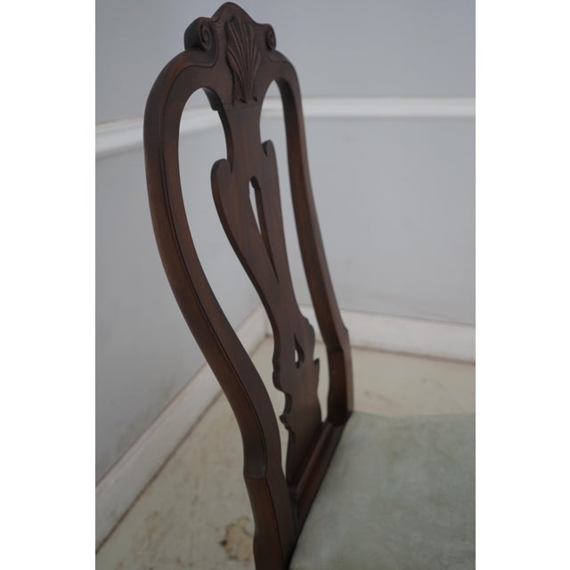 Pair Kittinger Cw-146 Colonial Williamsburg Mahogany Side Chairs For Sale In Philadelphia - Image 6 of 18
