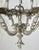 Neoclassical Monumental Two-Tiered 12-Light Silvered Chandelier W/ Crown For Sale - Image 3 of 9