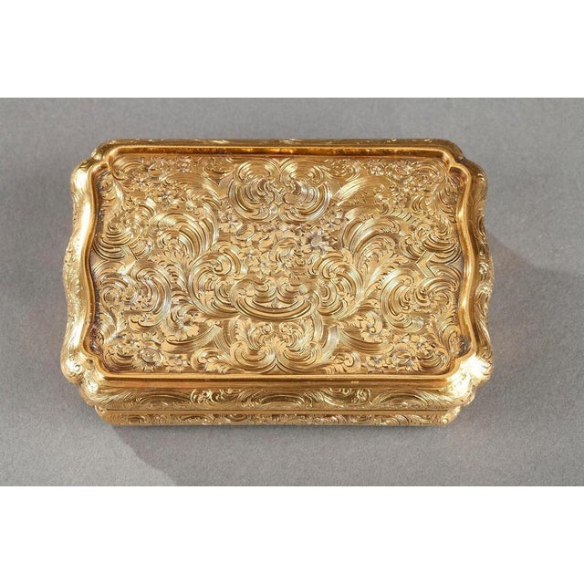Metal Mid-19th Century Hanau Gold Box, 1850s For Sale - Image 7 of 18