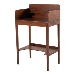 Early 20th Century Reproduction Federal Antique Mahogany Wash Stand For Sale