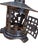 Late 20th Century Vintage Cast Iron Pagoda Candle Lantern With Bird Motif For Sale - Image 5 of 10
