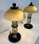 Murano Glass Table Lamps in Smoked Grey and Black Glass and Brass, 2000s, Set of 2 For Sale - Image 6 of 16